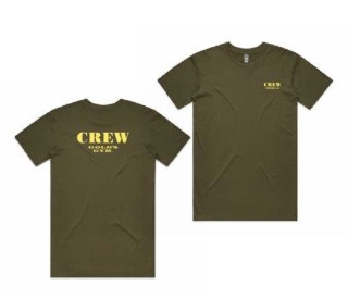 Mens Crew Tee - Army:Army